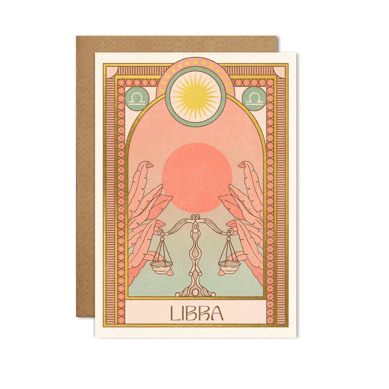 Libra Zodiac Card – Wheel of Fate
