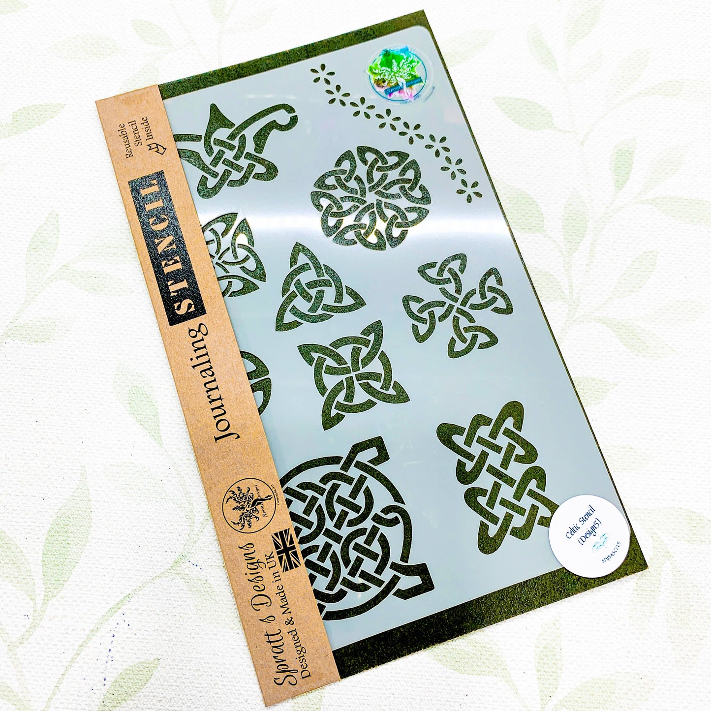 Celtic Viking Knots Stencil - Design 5
