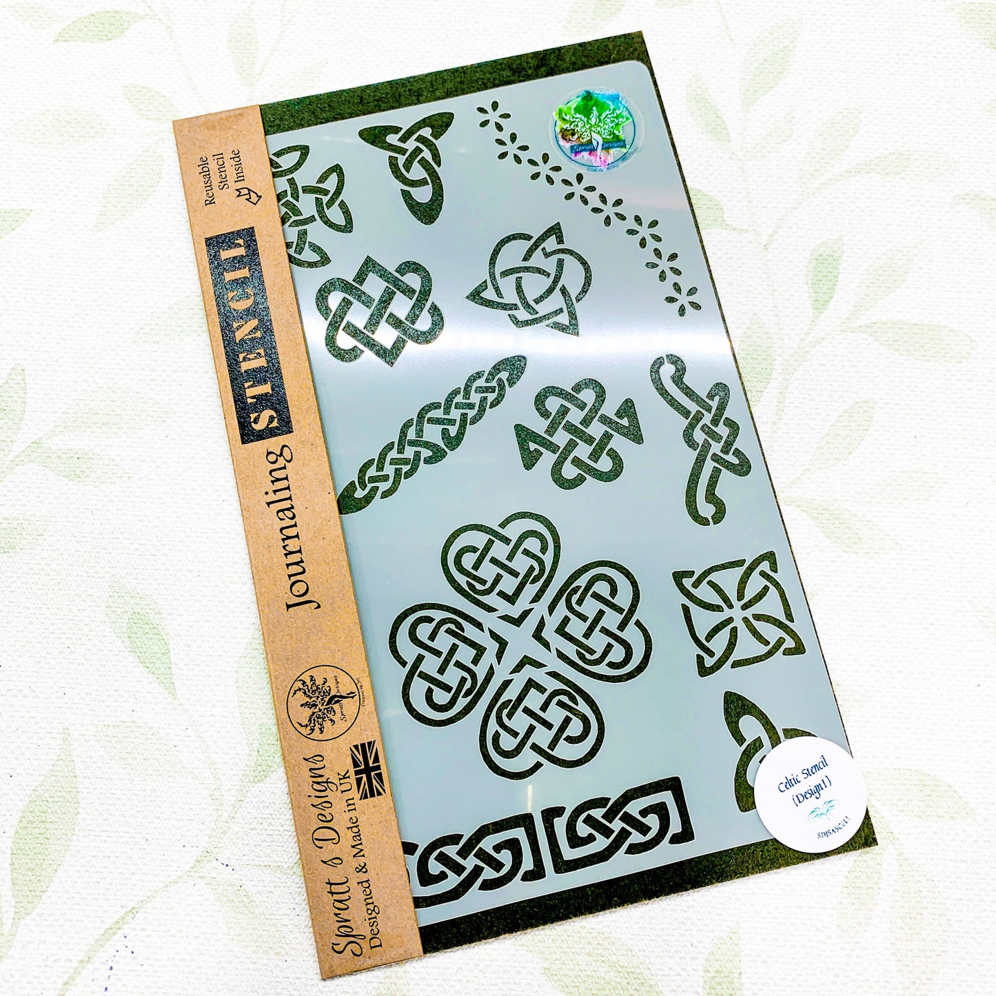 Celtic Viking Knots Stencil - Design 1