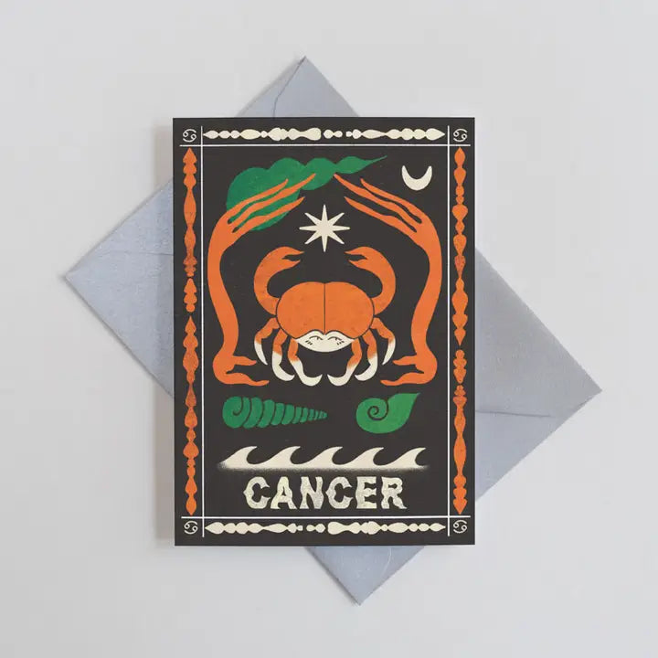 Cancer Birthday Mini Card by Printer Johnson