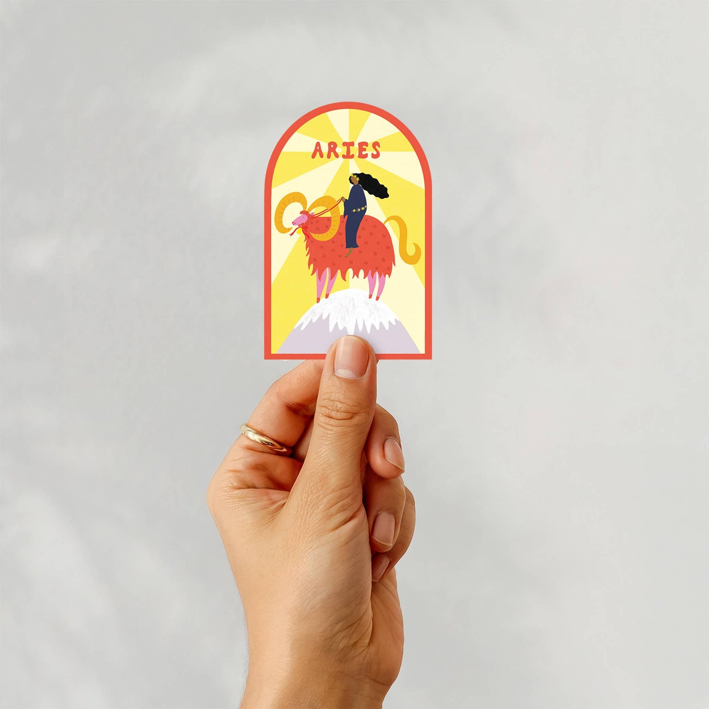 Aries Astrology Sticker