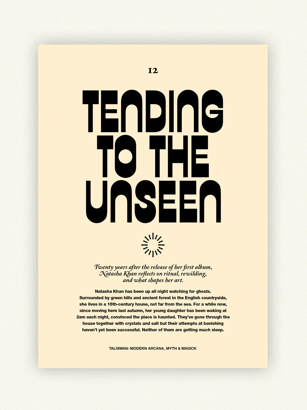 Talisman Zine by Weird Walk