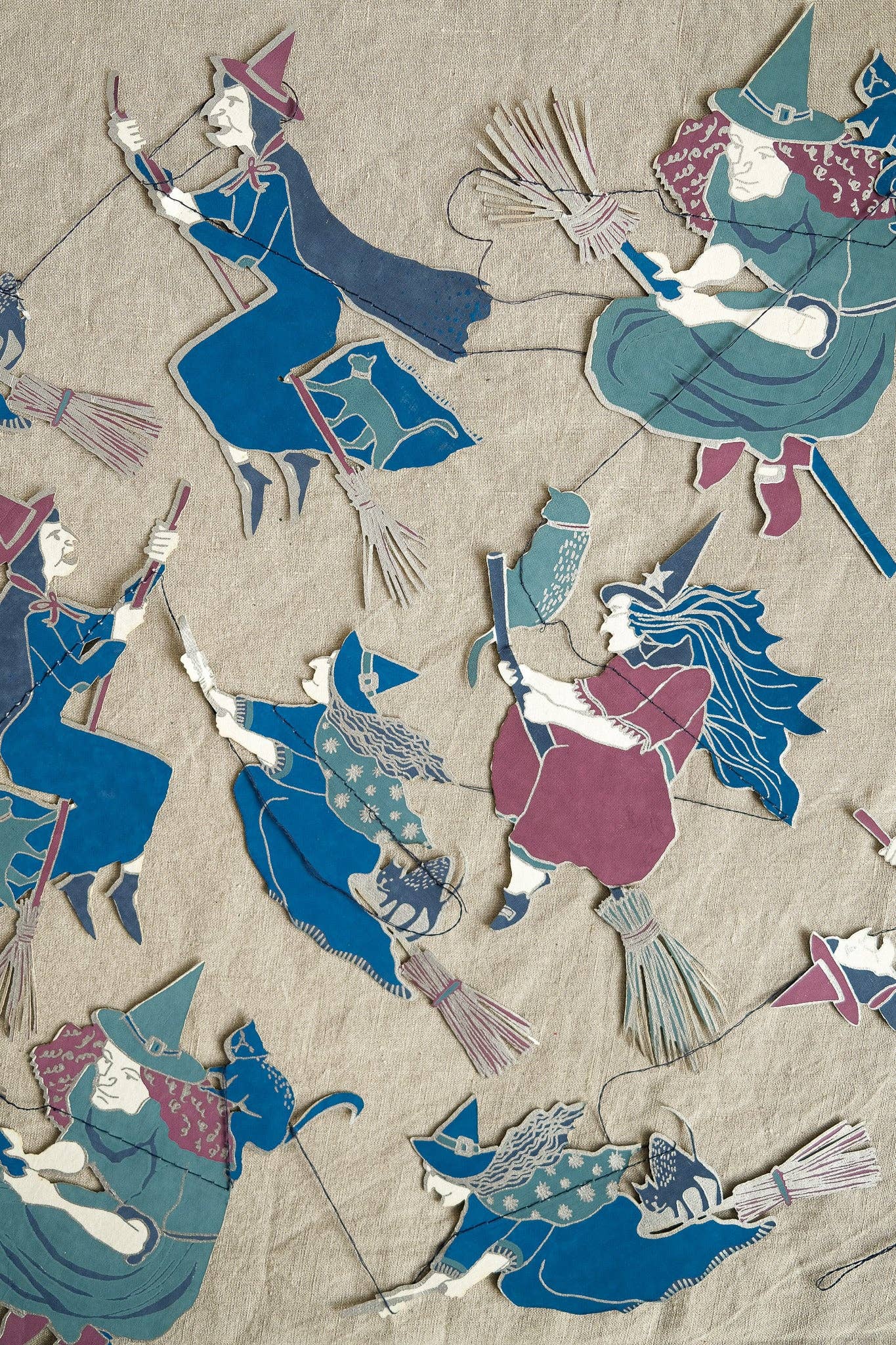 Wicked Witches Sewn Garland by East End Press