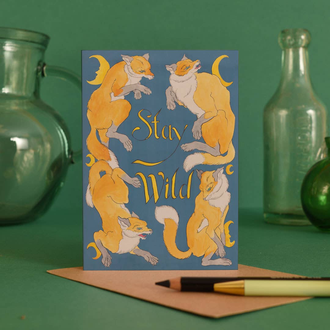 Stay Wild | Fox Greeting Card