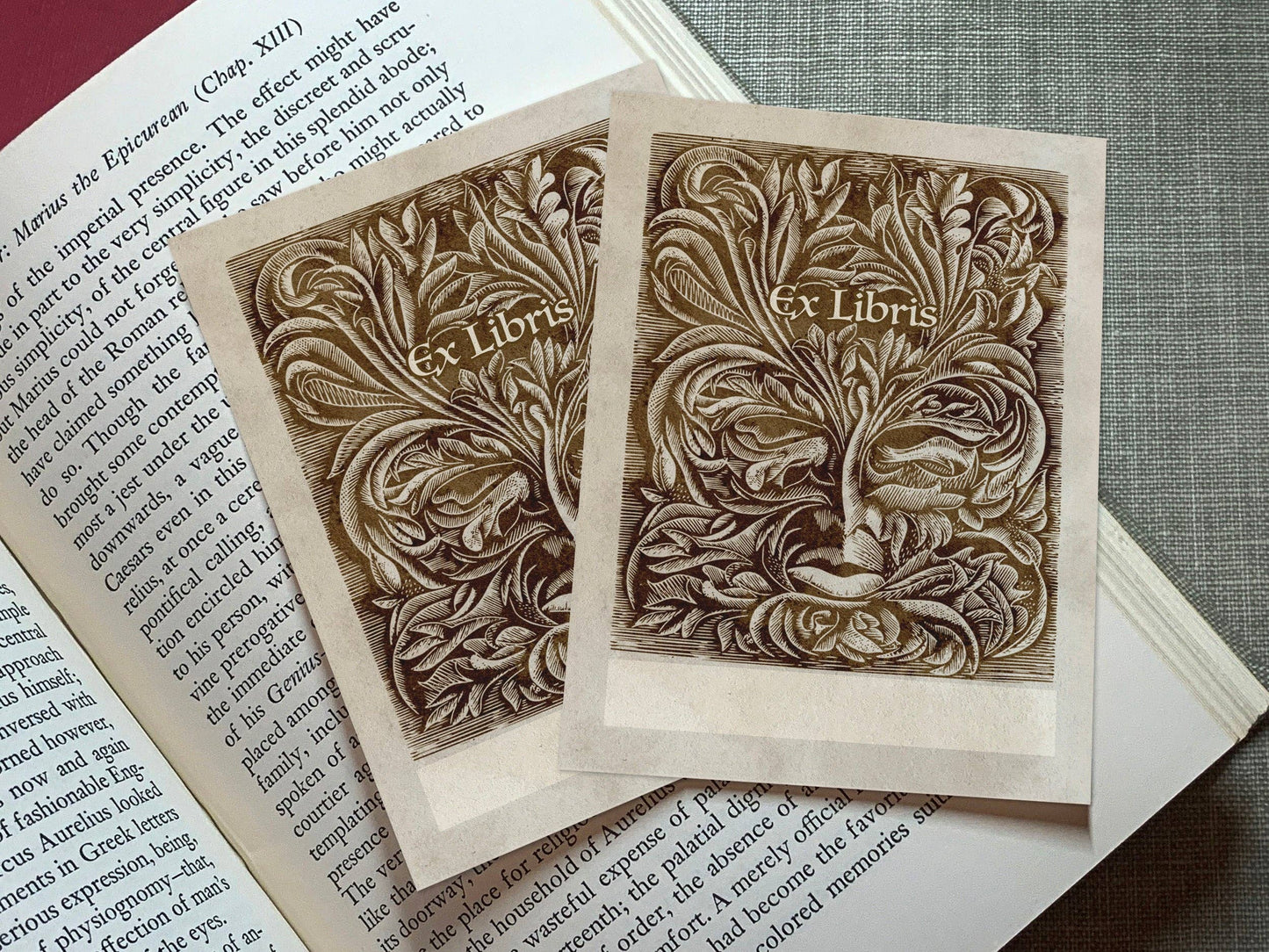 Green Man Bookplate