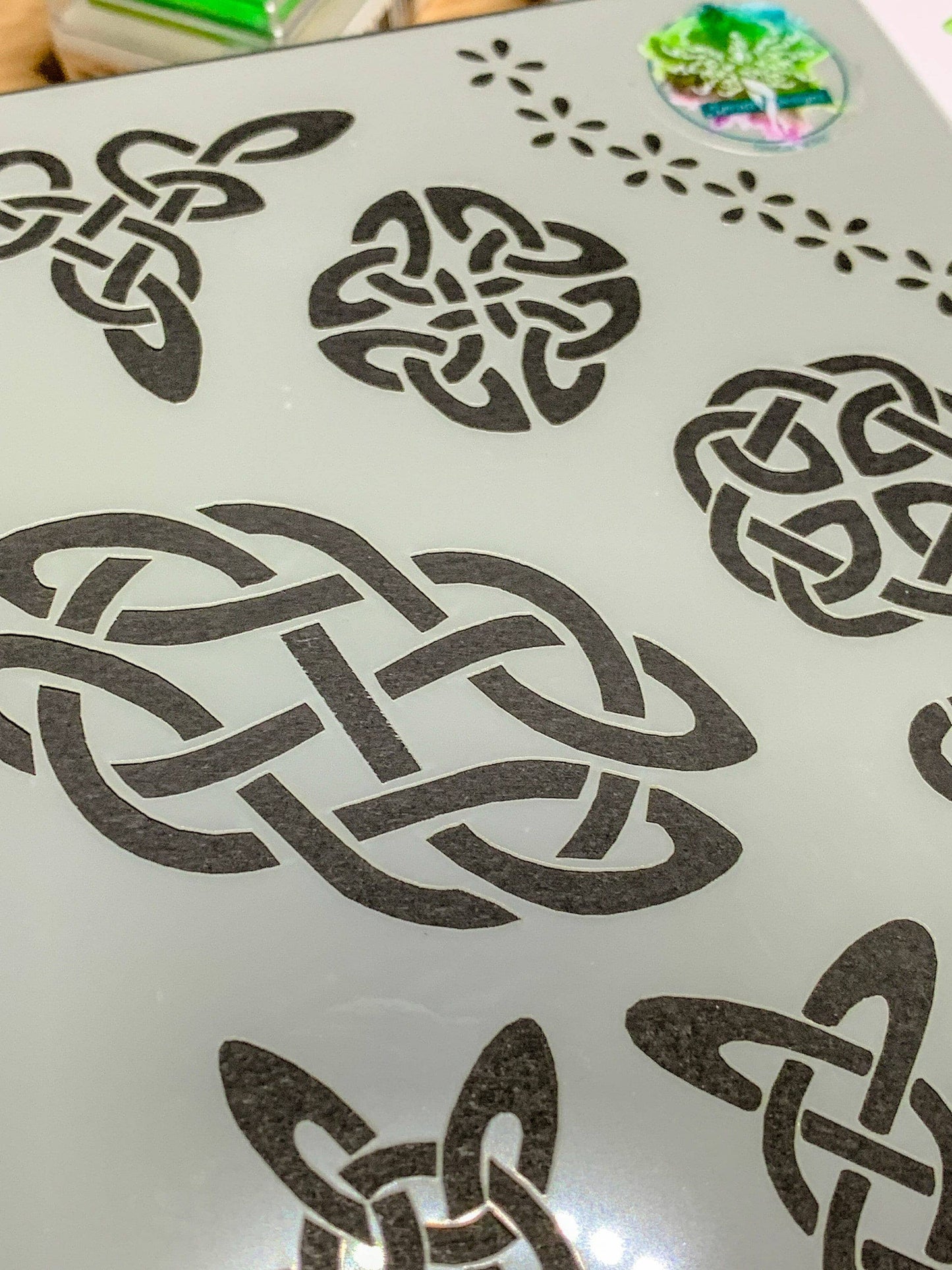 Celtic Viking Knots Stencil - Design 3