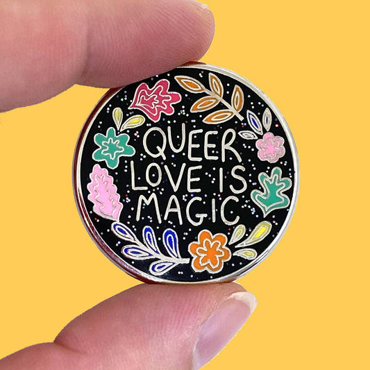 Queer Love Is Magic Enamel Pin
