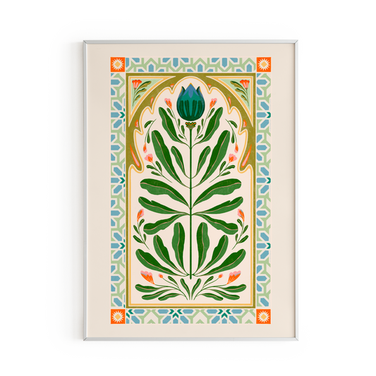 Floral Archway Print by Lione & Sheikh
