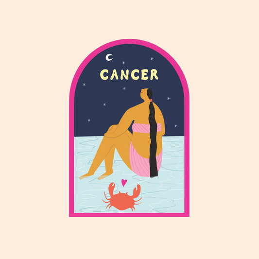Cancer Astrology Sticker