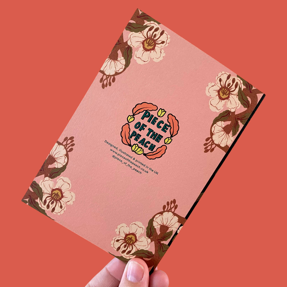 Floral celebration card