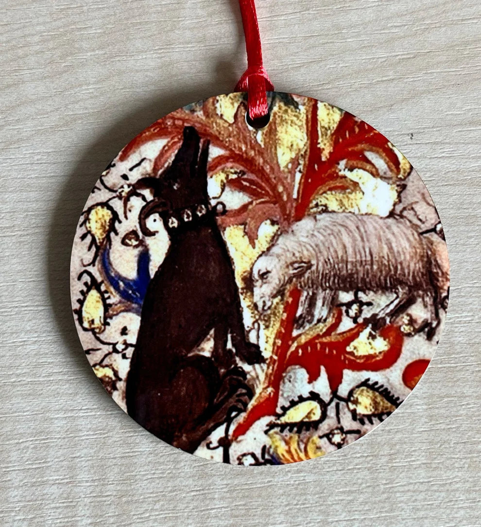 'Medieval Dog' Yule Tree Decoration