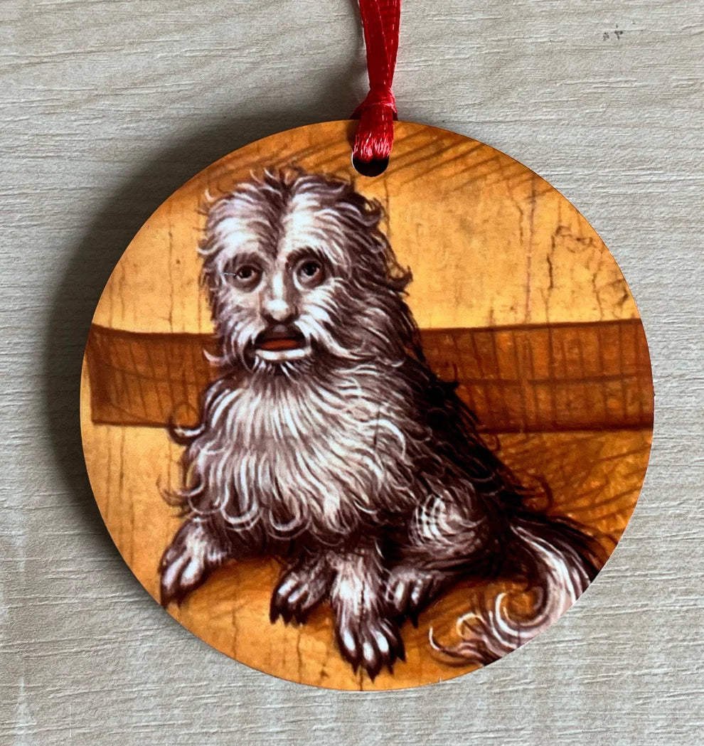 'Medieval Dog' Yule Tree Decoration