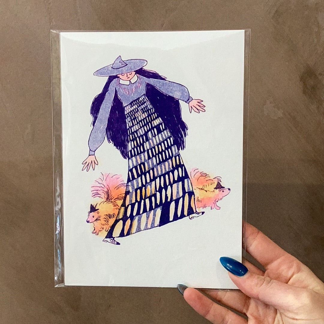 "The Highland Witch" Print by Yachen Zhou