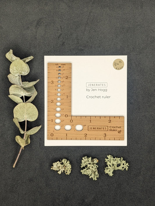 Crochet Ruler and Hook Gauge