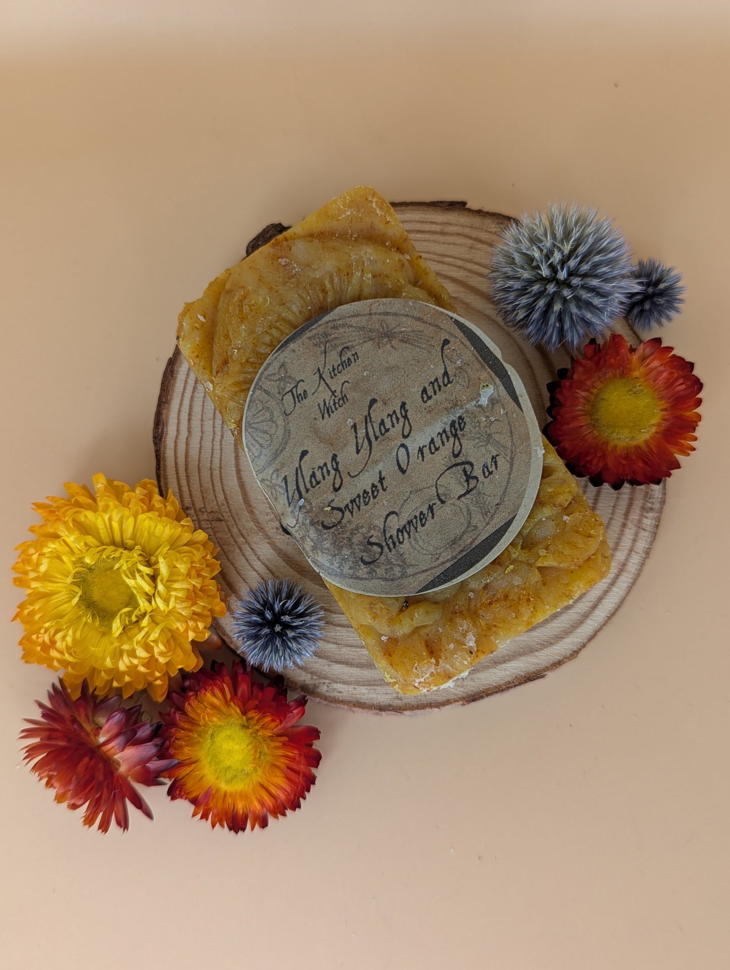 Mushroom Shower Bar - 'Ylang Ylang and Sweet Orange'