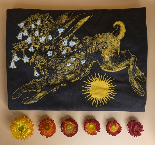 'Hare' T-Shirt by Hester Aspland