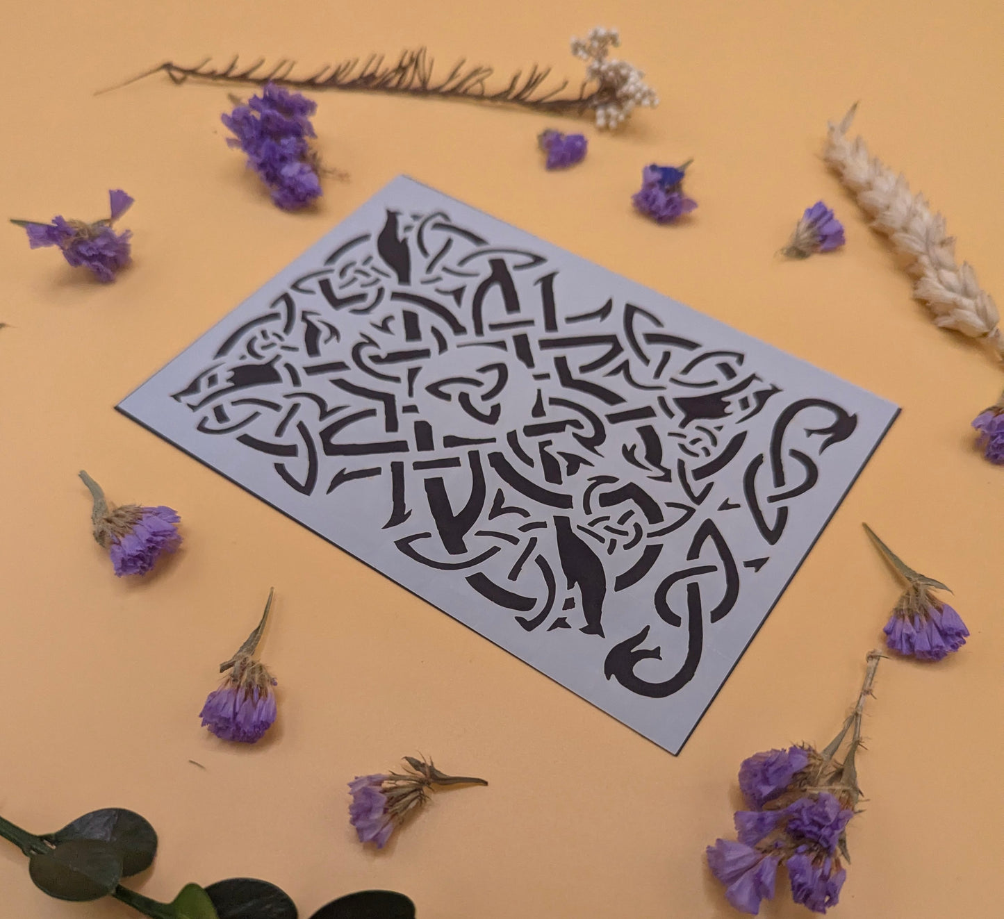 'Celtic Knots' Etching Stencil