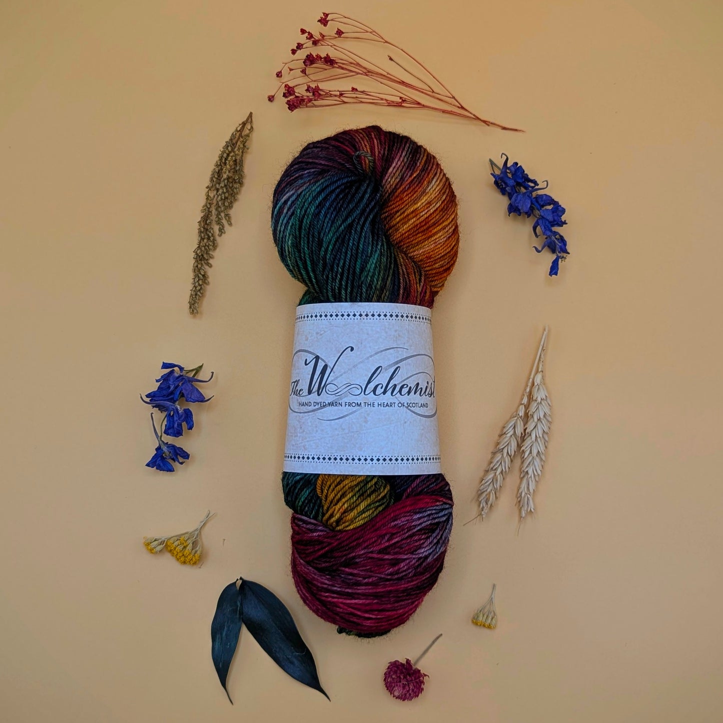 'Hestia' - The Woolchemist Hand Dyed Yarn - 100g
