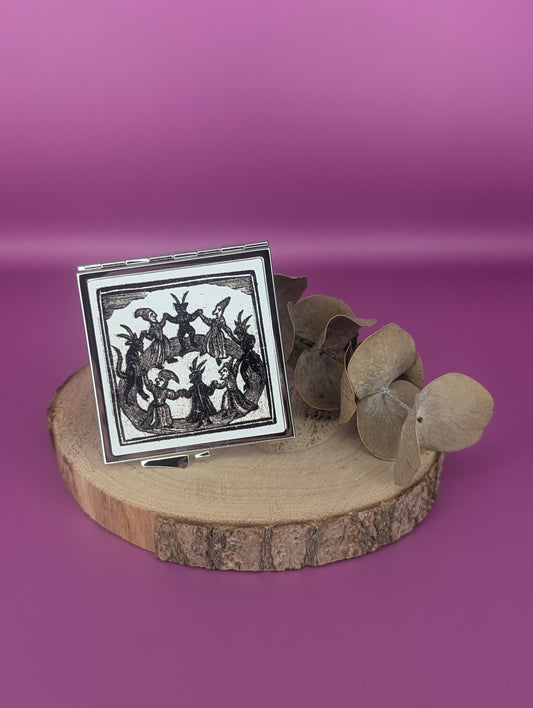' Dancing Witches' Compact Mirror