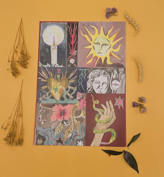 "Charmed Life" A4 Print by Bea Dessent