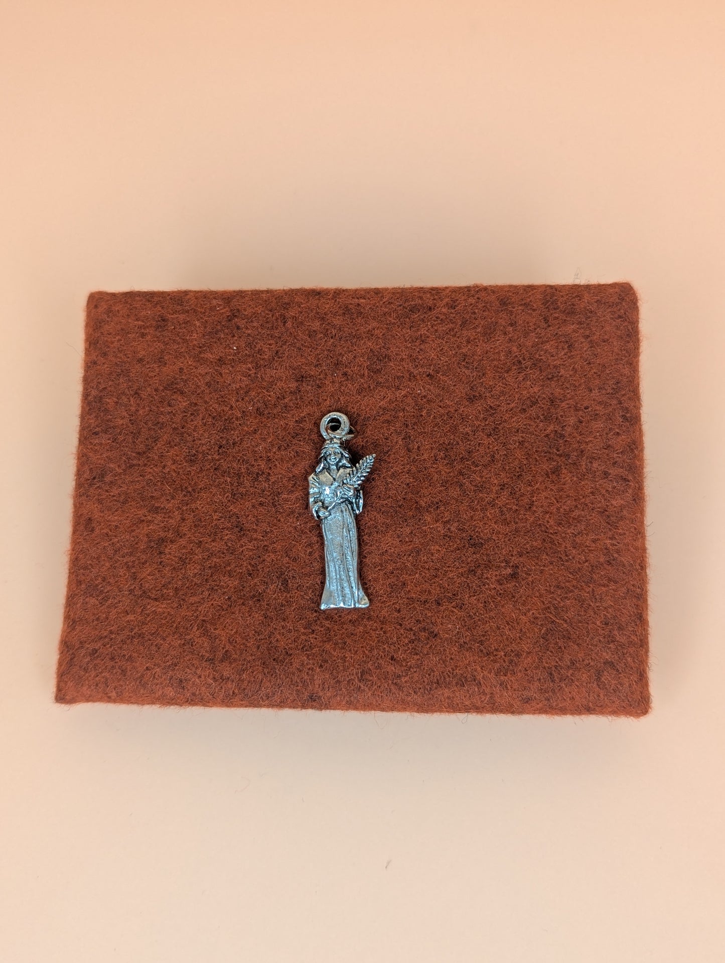 Pewter Virgo Charm