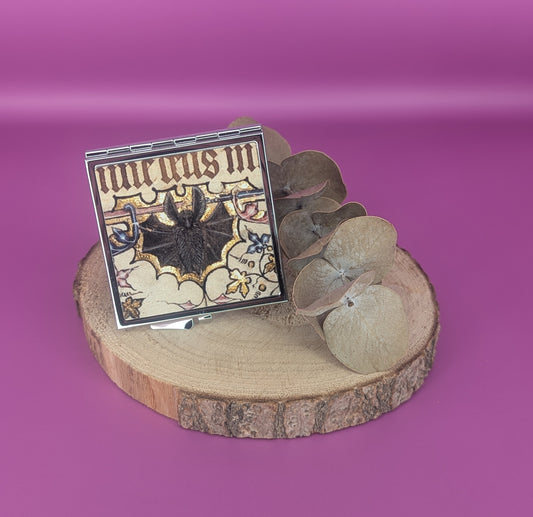 'Medieval Bat' Compact Mirror
