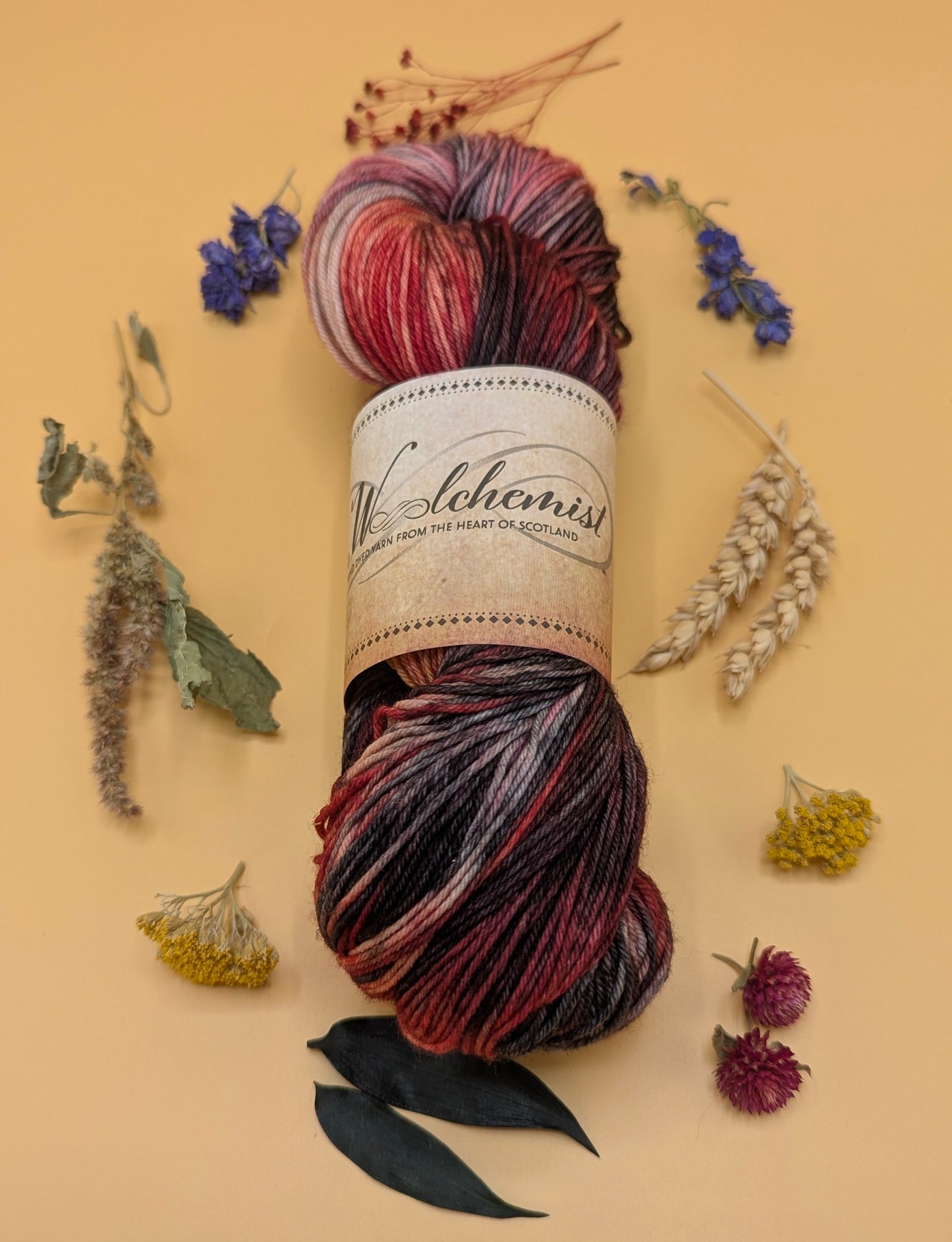 'Persephone' - The Woolchemist Hand Dyed Yarn - 100g