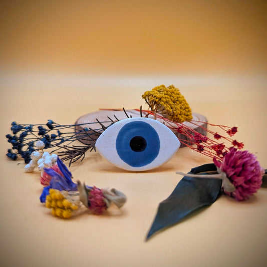 'Blue Eye' Brooch by Ciara Veronica Dunne