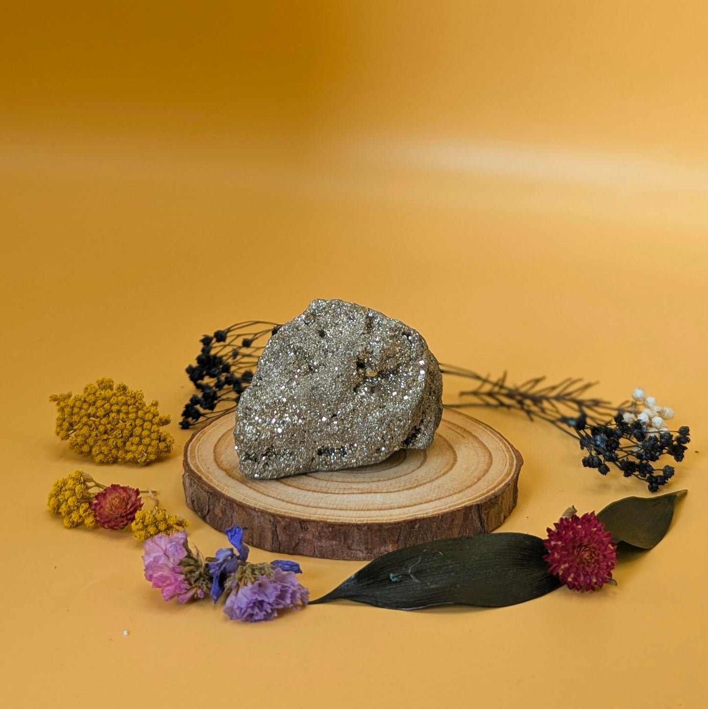 Pyrite Cluster with Gift Box