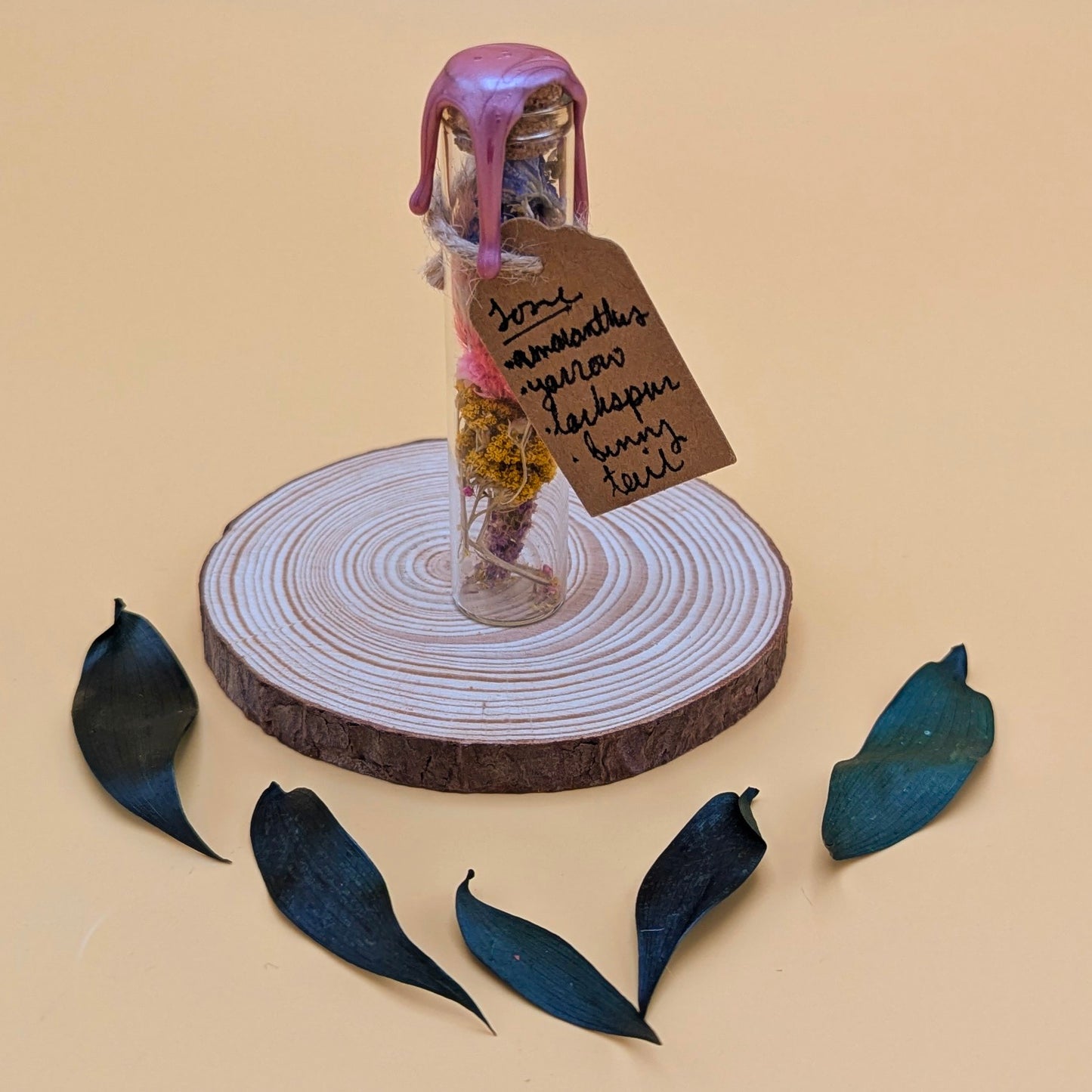 flower spell jar