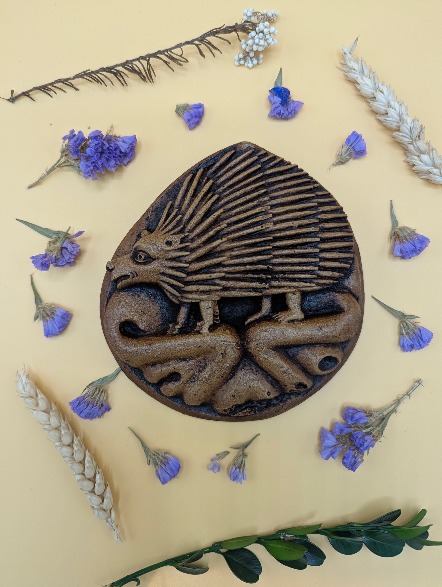 Hedgehog - Reproduction Medieval Cathedral Carving