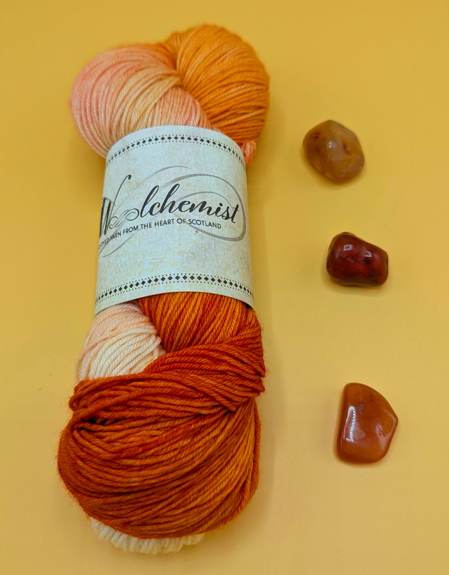 'Carnelian' - the Woolchemist Hand Dyed Yarn - 100g