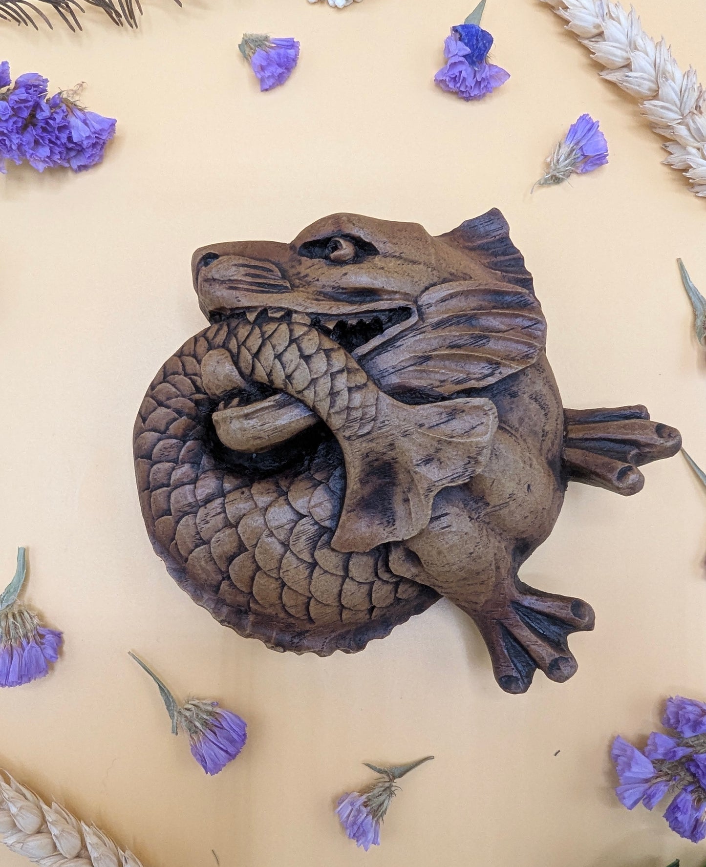Sea Monster - Reproduction Lincoln Cathedral Carving