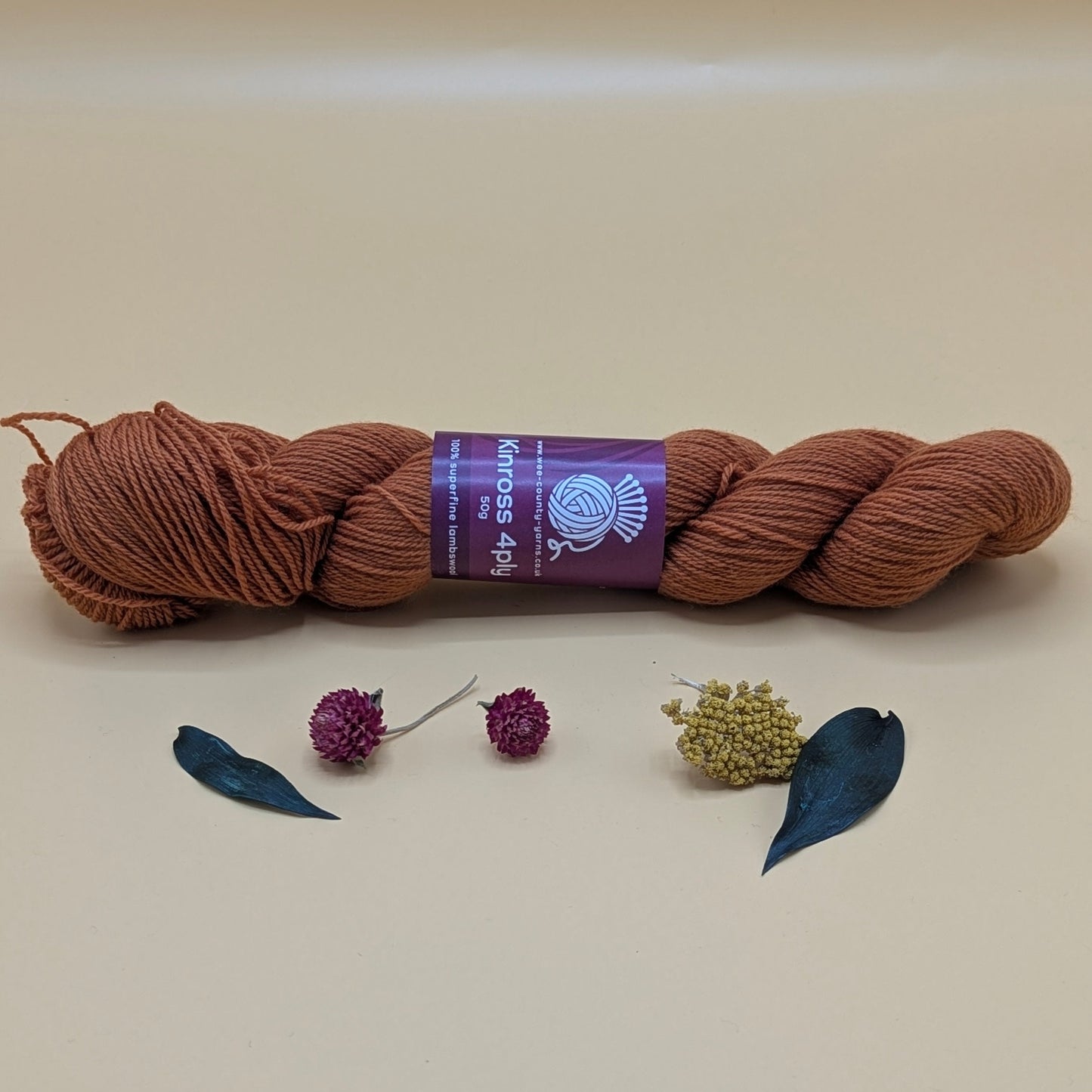 Kinross 4 Ply Yarn - Highland Cow