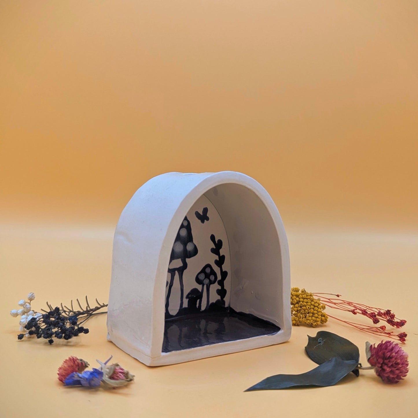 'Mushroom Voto'  Ceramic Shelf by Ciara Veronica Dunne