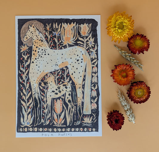 ‘Folk Horses’ by Ludovica Perosin