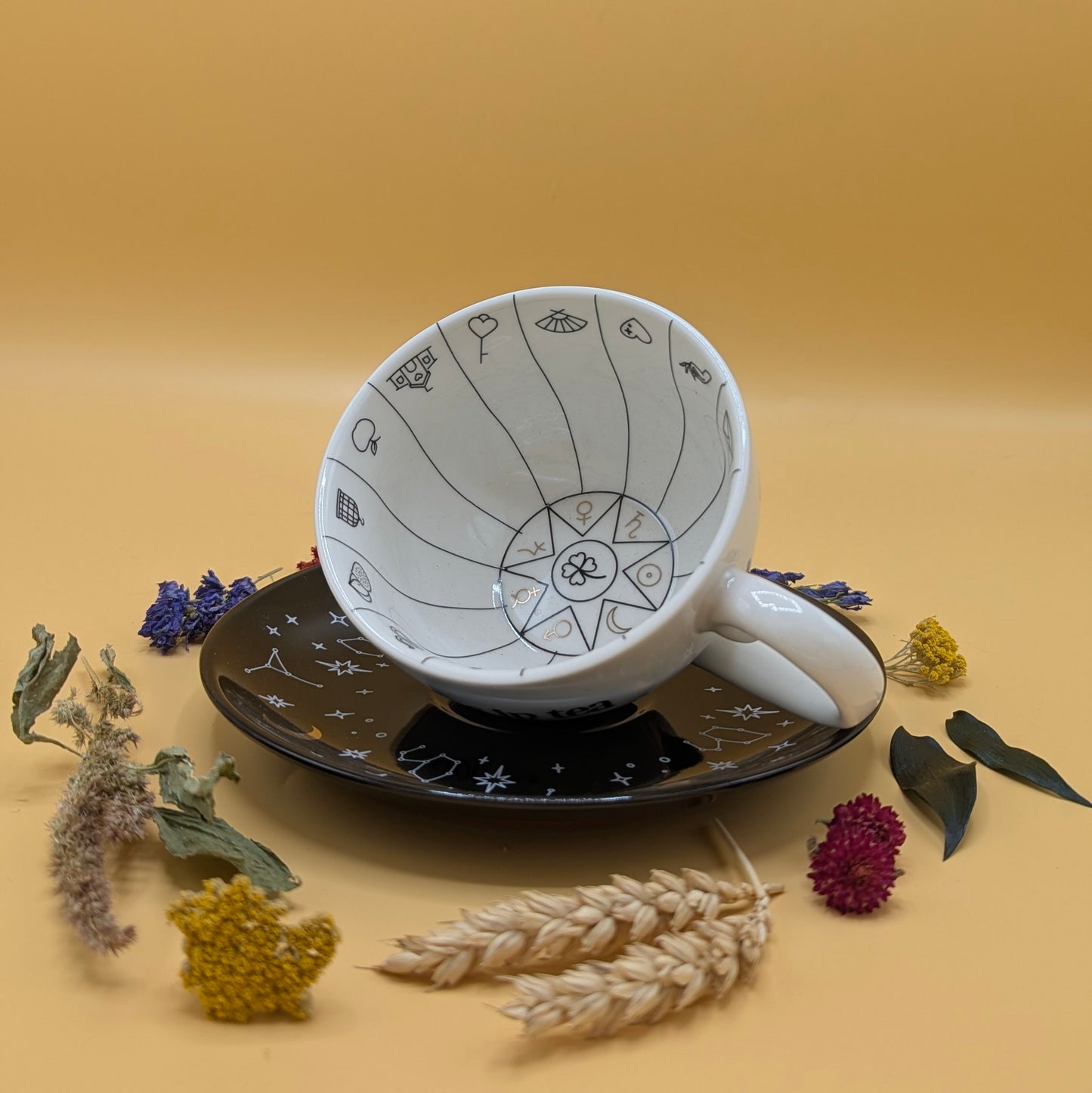 Fortune Telling Ceramic Teacup