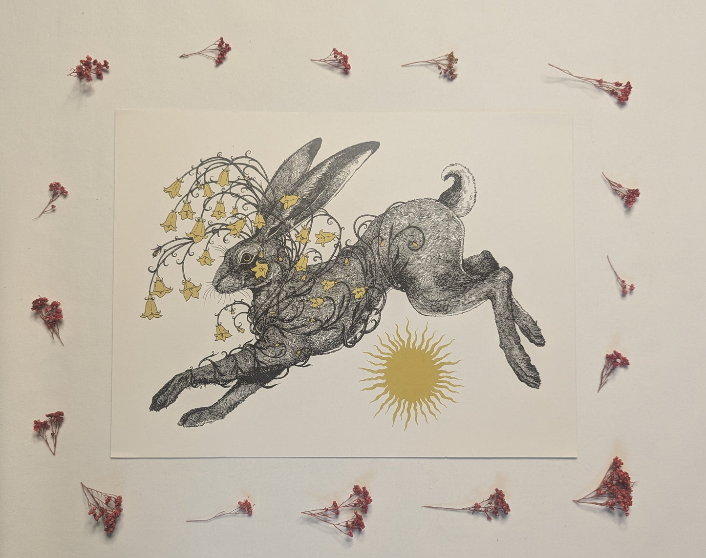 ‘Hare’ Print Hester Aspland