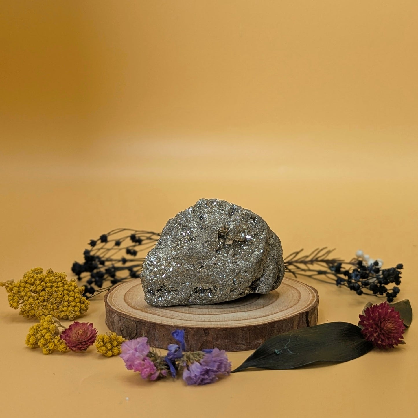 Pyrite Cluster with Gift Box