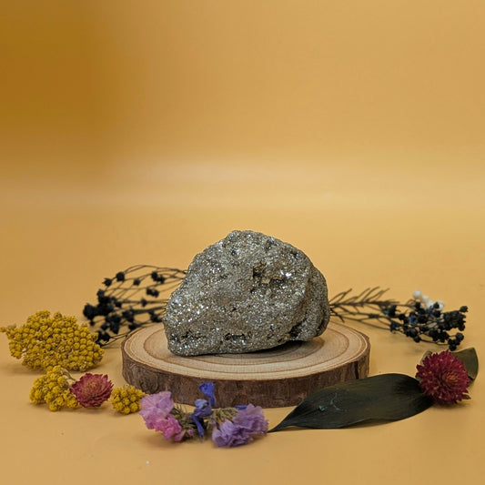 Pyrite Cluster with Gift Box