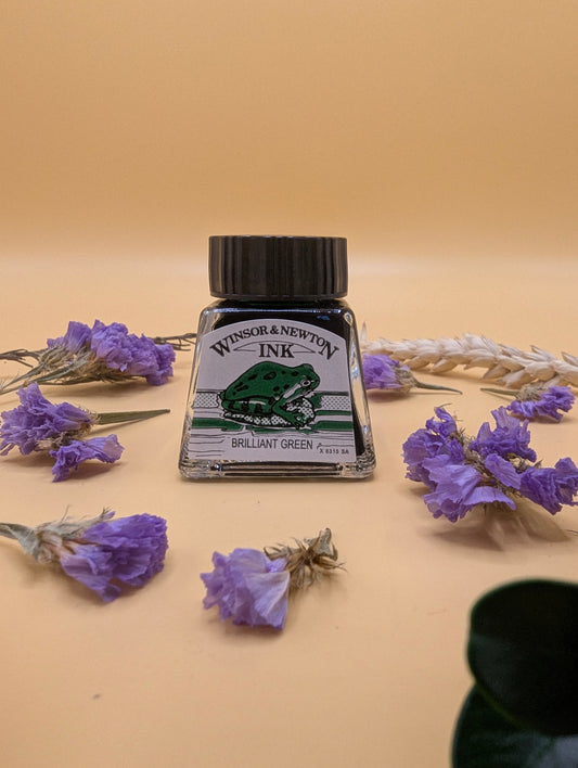 Brilliant Green - Winsor & Newton Drawing Ink