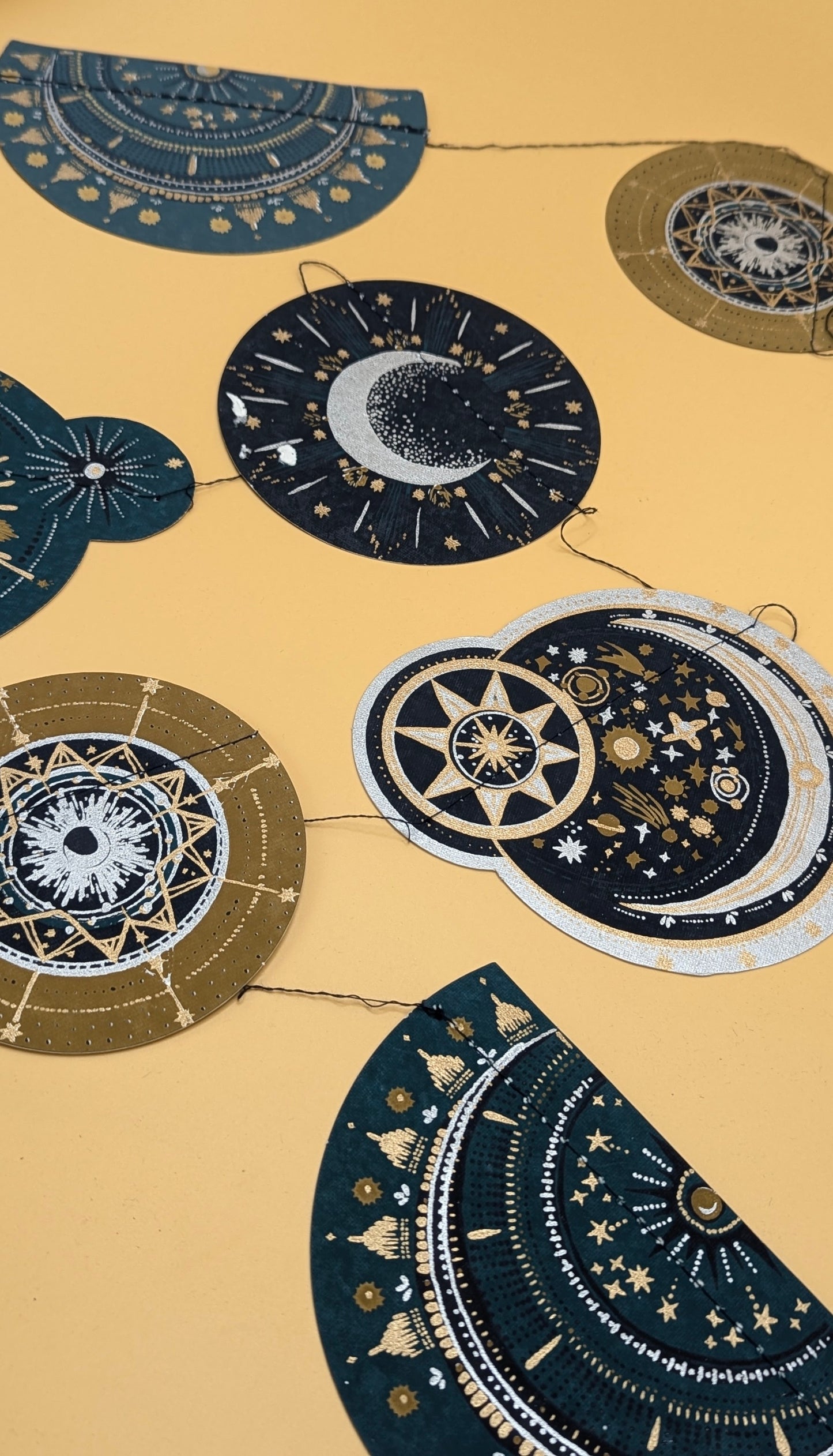 Celestial Sewn Garland by East End Press
