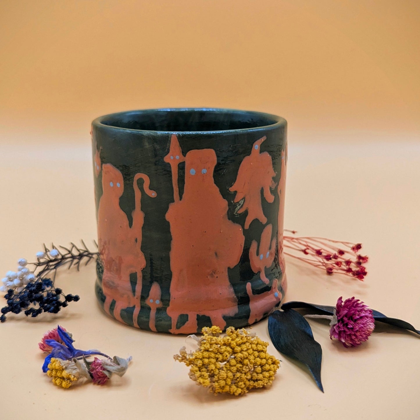'Terracotta Figures' Ceramic Mug by Ciara Veronica Dunne