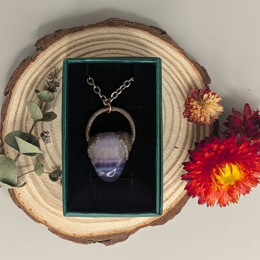 "Twyla" Fluorite Pendant