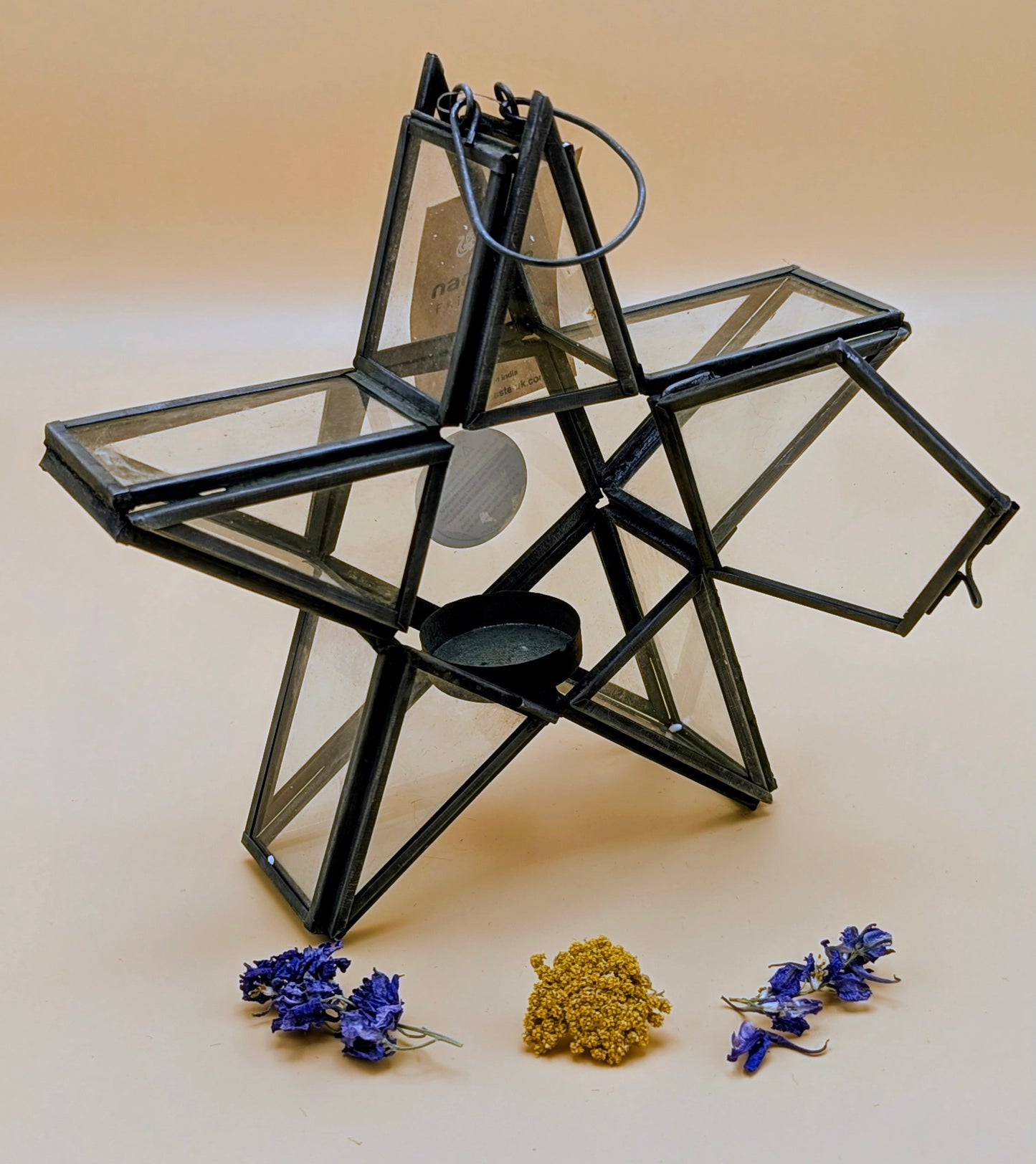 Silver - Standing Star Lantern