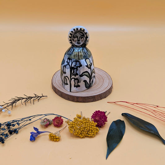 'Green Halo' Ceramic Candle Snuffer by Ciara Veronica Dunne