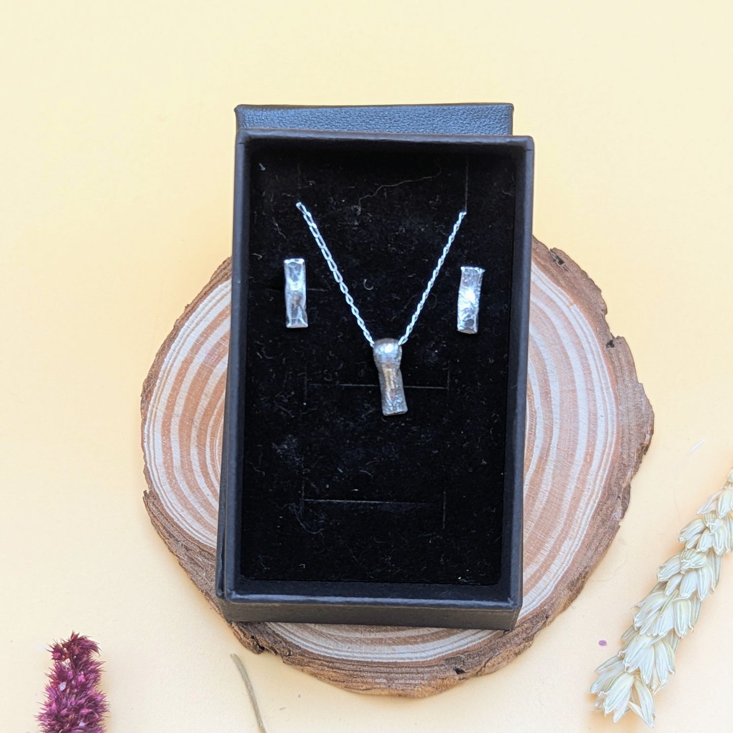 Silver Rectangle Set