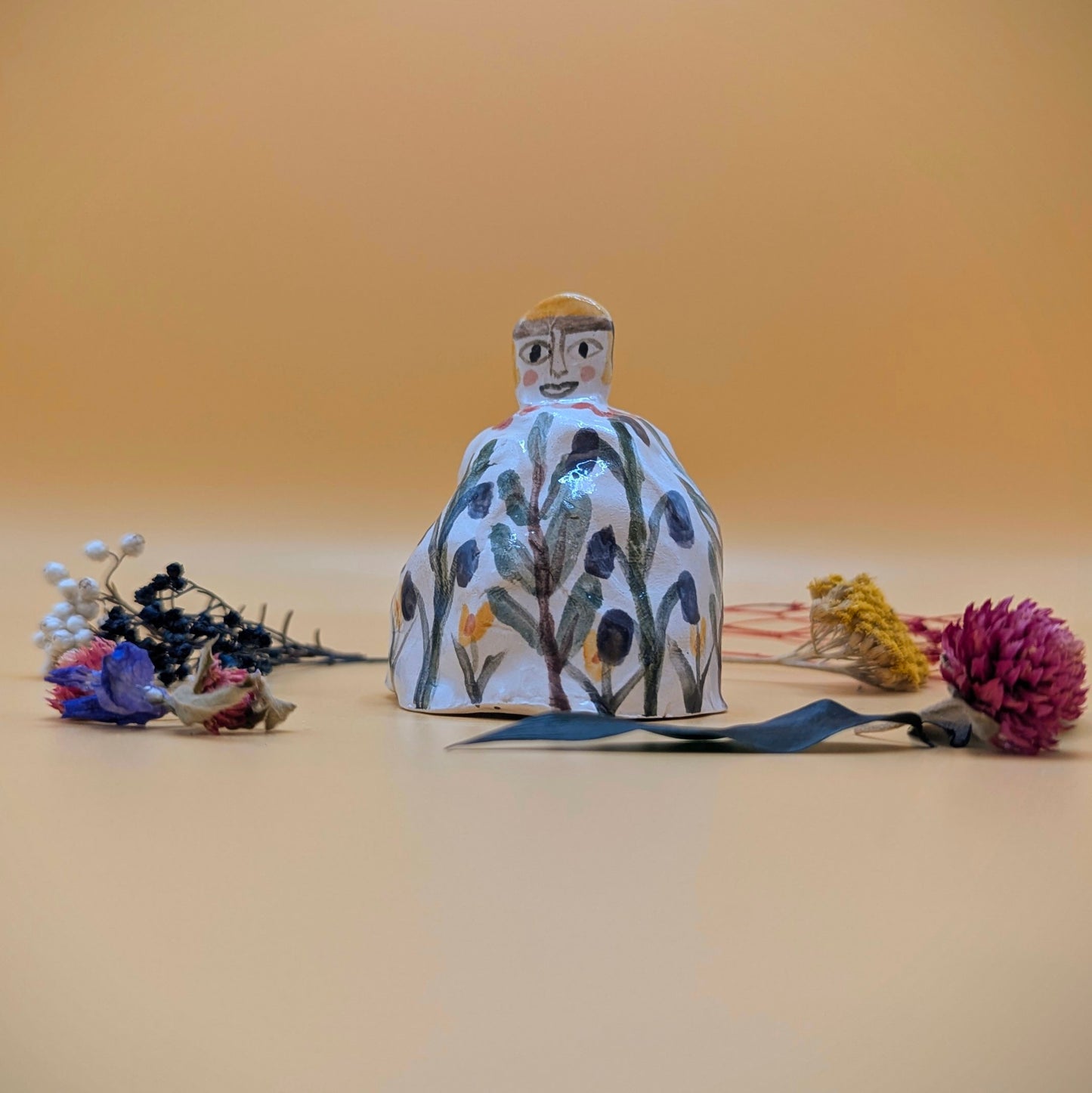 'Flower Saint' Ceramic Candle Snuffer by Ciara Veronica Dunne