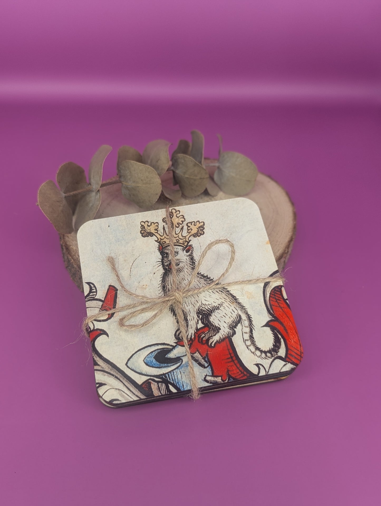 'Medieval Cats' Coasters