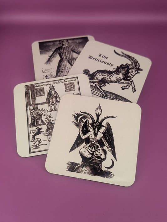 'Folk Horror' Coasters